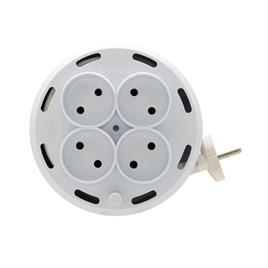 رابط برق 4 خانه OMEGA امگا مدل 4 خانه سیم جمع 5 متری