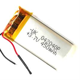 باتری لیتیوم یون مدل 042040P ظرفیت 450 mAh