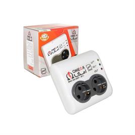 محافظ برق امگا OMEGA دیواری مدل دو خانه P2100