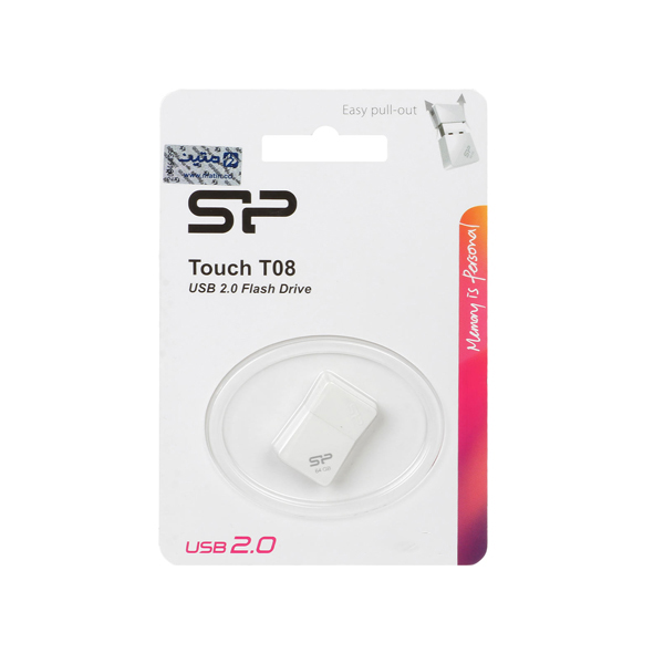 فلش سیلیکون پاور Silicon Power مدل Touch T08 USB 2.0 ظرفیت 32 گیگابایت