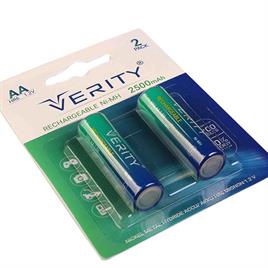 باتری قلم AA شارژی VERITY وریتی مدل 2500 mAh