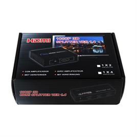اسپلیتر HDMI  4PORT + آداپتور 1080P 3D