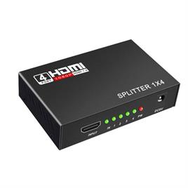 اسپلیتر HDMI  4PORT + آداپتور 1080P 3D