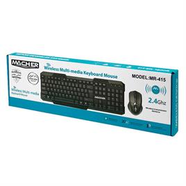 کیبورد و ماوس بی سیم MACHER مچر مدل MR-415