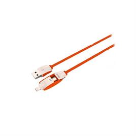 کابل شارژر 2 در 1 EMY مدل MY-442 متراژ 1 متر