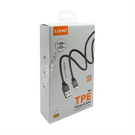 کابل شارژر تایپ سی TYPE C  الدینیو LDNIO مدل LS442 متراژ 2 متر
