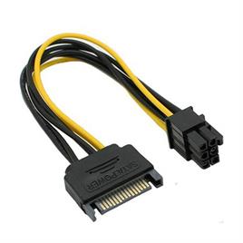 کابل برق ساتا به 6 پین گرافیک