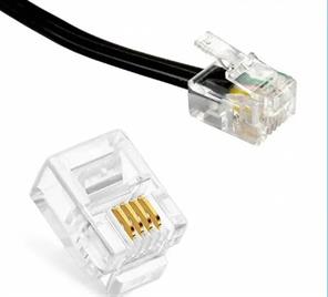 کانکتور (سوکت) تلفن 4 پین بدون پک