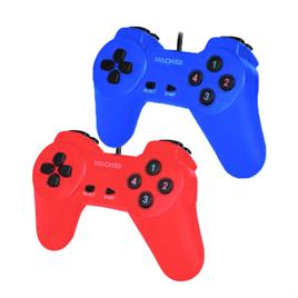 دسته بازی سیم دار دوبل ساده MACHER مدل MR-56 رنگی