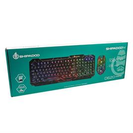 کیبورد و ماوس سیم دار گیمینگ SHIPADOO مدل D620