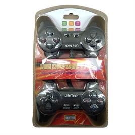 دسته بازی سیم دار دوبل ساده LIFE TECH لایف تک مدل USB-7012 بدون گارانتی