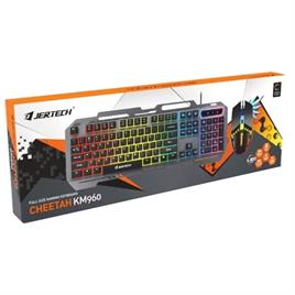 کیبورد و ماوس سیم دار گیمینگ JERTECH  جرتک  مدل KM960