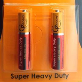 باتری نیم قلم AAA General Power (GP) مدل R03 Super Heavy Duty