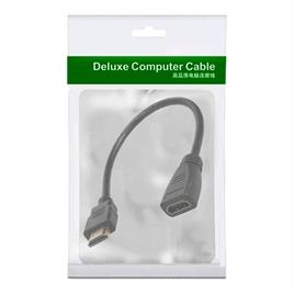 کابل تبدیلDeluxe دلوکس HDMI نری به HDMI  مادگی 0.3 متری