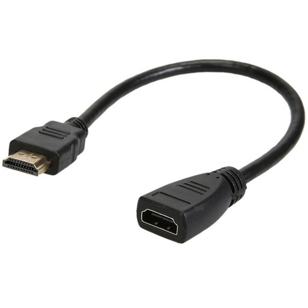 کابل تبدیلDeluxe دلوکس HDMI نری به HDMI  مادگی 0.3 متری