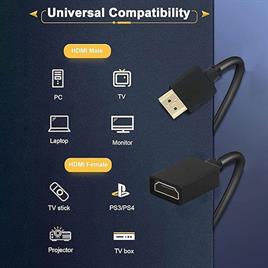 کابل تبدیل HDMI نری به HDMI  مادگی 1510 اسانتیمتری