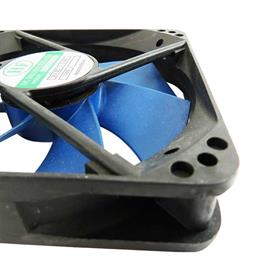 فن کیس HF  12 × 12  مشکی ساده پره رنگی مدل DF1202512