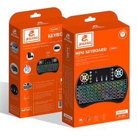 مینی کیبورد و تاچ پد بی سیم گیمینگ JEQANG مدل JA-501