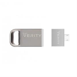 فلش وریتی VERITY مدل V811O ظرفیت 64 گیگابایت به همراه تبدیل OTG