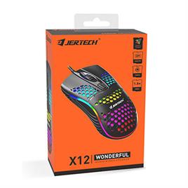 ماوس سیم دار گیمینگ JERTECH جرتک مدلX12 WONDERFUL