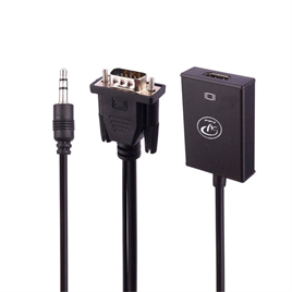 تبدیل-VGA-به-HDMI--ایکس-پی-XP-Product--صدا-دار-مدل-XP-T906