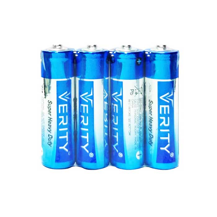 باتری نیم قلم AAA وریتی VERITY مدلR03 بسته 4 تایی