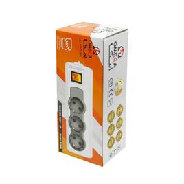 رابط برق 3 خانه OMEGA امگا مدل 3000  ارت دار 3 متری