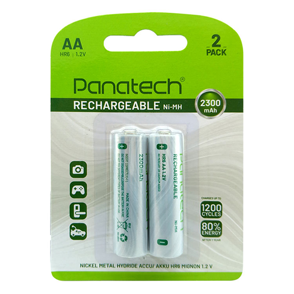 باتری قلم AA شارژی PANATECH پاناتک مدل 2300 mAh