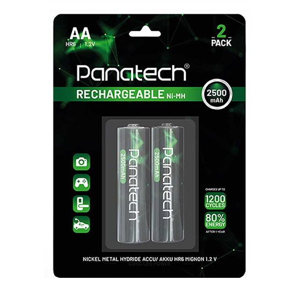 باتری قلم AA شارژی PANATECH پاناتک مدل 2500 mAh