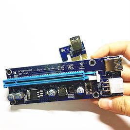 رایزر کارت گرافیک مدل گلد آبی 009S