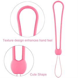 بند نگهدارنده کوتاه موبایل سیلیکون طرح سیب